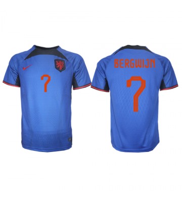 Nederland Steven Bergwijn #7 Bortedrakt VM 2022 Kortermet